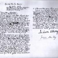 Lettre de Léon Bloy, 29 août 1905